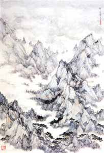 Landscape with Clouds 1996, by Arnold Chang